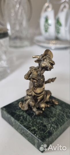 Бронзовая статуэтка коза