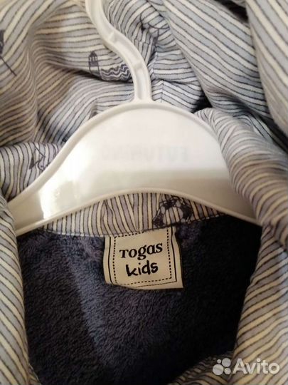 Детский махровый турецкий халат для мальчика