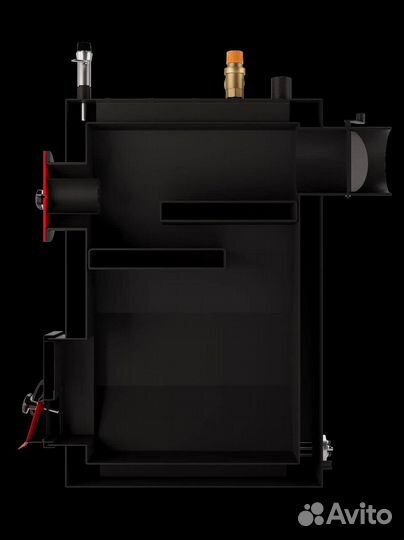 Твердотопливный котёл 50 квт