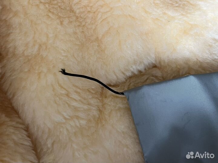 Зимний конверт в коляску на овчине