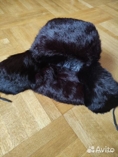 Мужская шапка - ушанка меховая