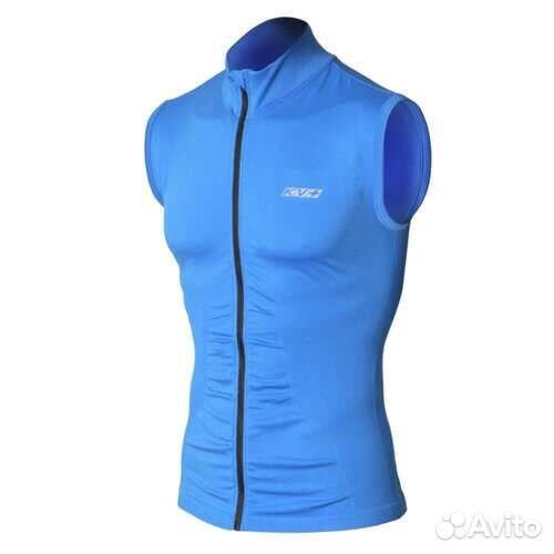 Жилет разминочный KV+ Seamless (синий)