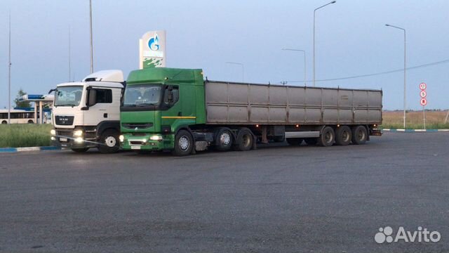 Полуприцеп. Стройматериалы