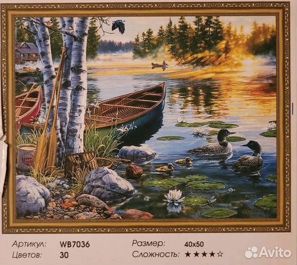 Алмазная мозаика 40*50