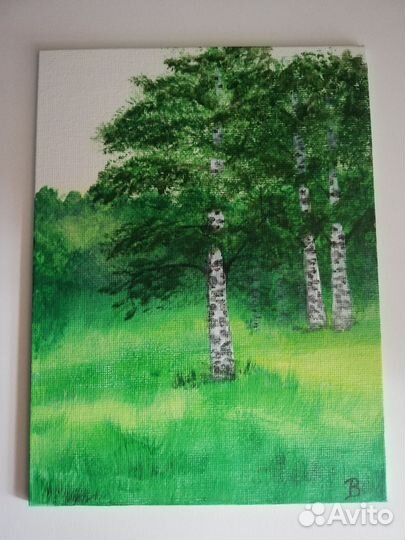 Картина Летний Луг Авторская
