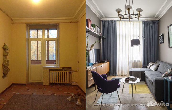 Ремонт квартир под ключ без посредников