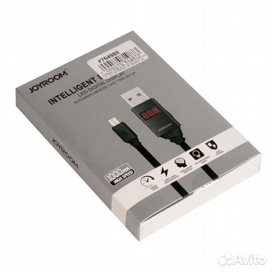 Кабель microUSB Joyroom JR-ZS200 1m (Умный чип)