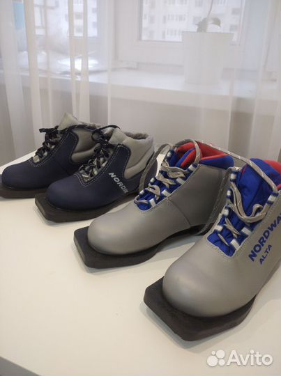 Лыжные ботинки,р.31,33