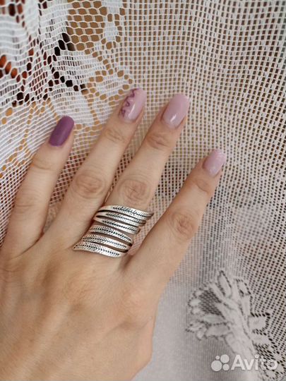 Кольцо, серьги