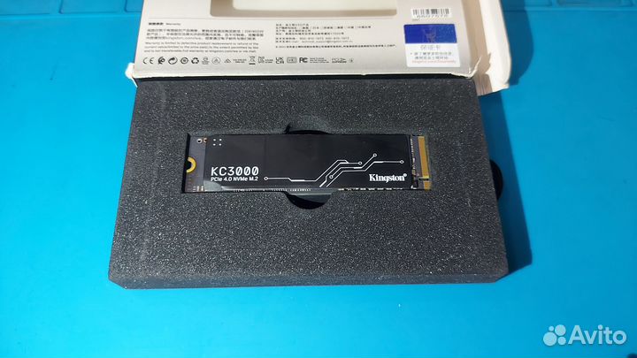 Ssd m2 nvme 1tb kingston kc3000(новый)