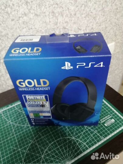 Gold Wireless Headset для PS 4