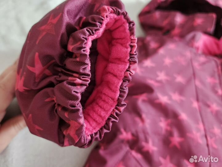 Комплект зимний для девочки куртка штаны 104