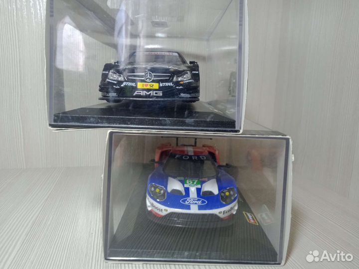 Bburago 1 32 Ford Gt и Mercedes amg
