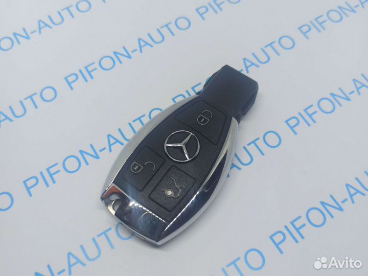 Ключ Mersedes w204 хром рыбка европа