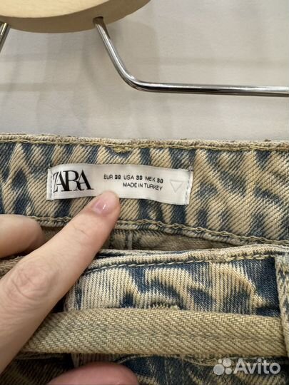 Джинсы широкие Zara 38р унисекс