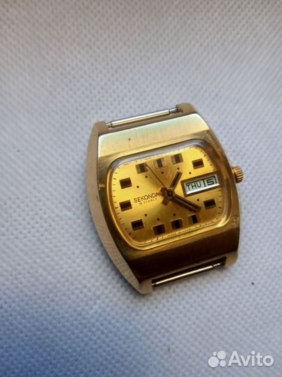 Часы sekonda позолоченные СССР