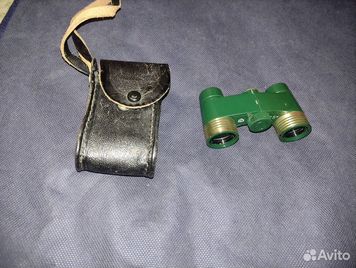 Театральный бинокль бгф2 2,5x25 Зелёный