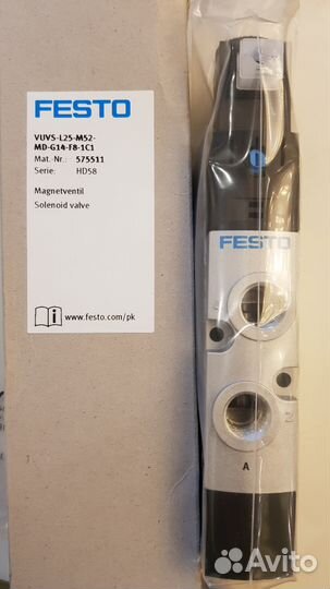 Пневмо- Электро- Клапана Датчики Распред Festo