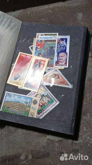 Альбом марок монголии,20 страниц