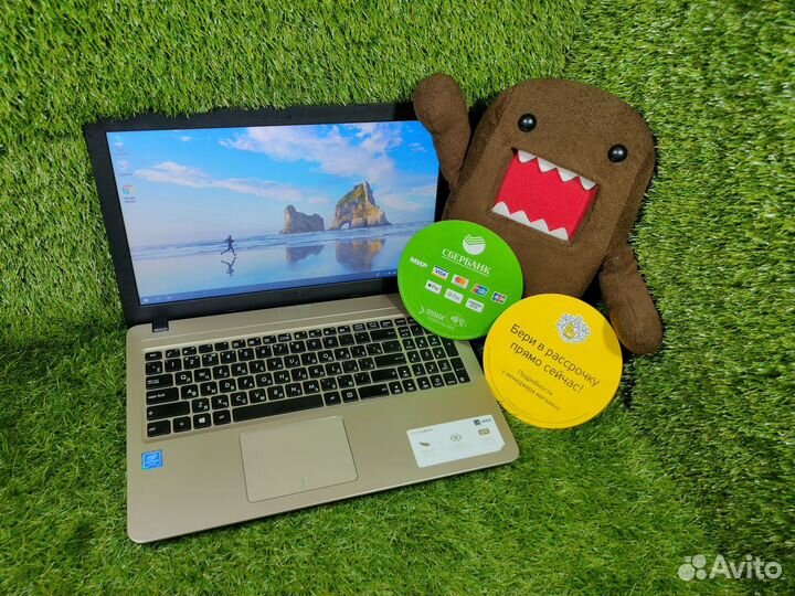 Свежий Asus 4 ядра для офиса, дома, студентам