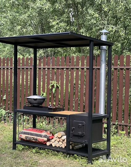 Мангал С крышей