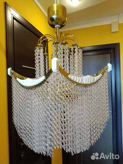 Люстра хрустальная 