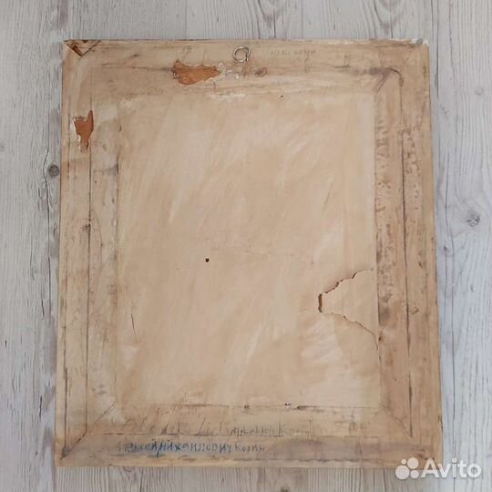 Картина маслом. Подпись Корин