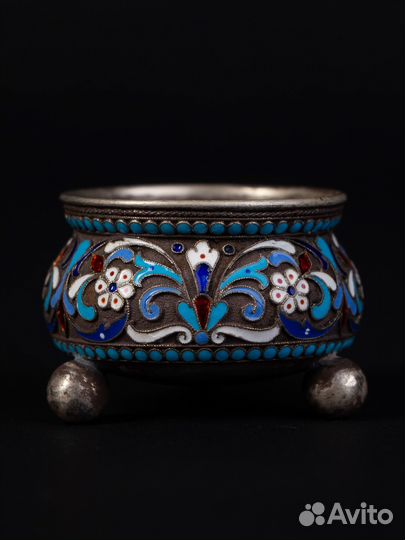 Солонка серебро 84 1896г. Москва