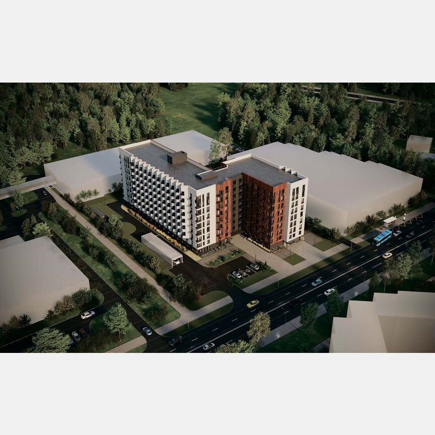 1-к. апартаменты, 45,5 м², 8/9 эт.