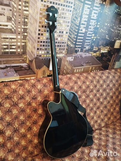 Электроакустическая бас-гитара Ibanez AEB8E Black