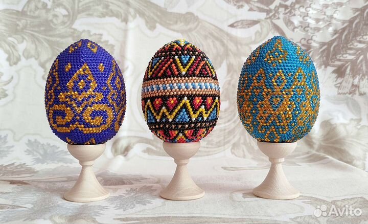 Пасхальное яйцо из бисера