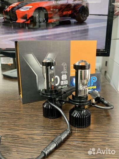 Светодиодные линзы цоколь h4