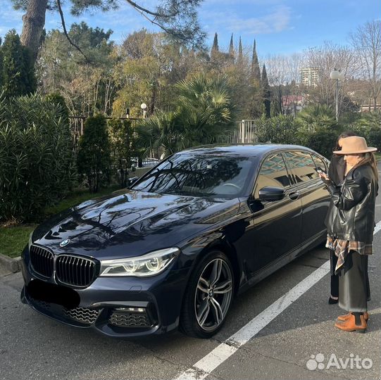 Аренда на Свадьбу BMW 7 long с водителем