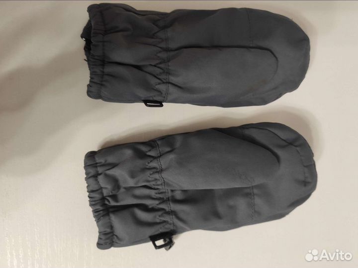 Варежки с флисовым подкладом на 3 года