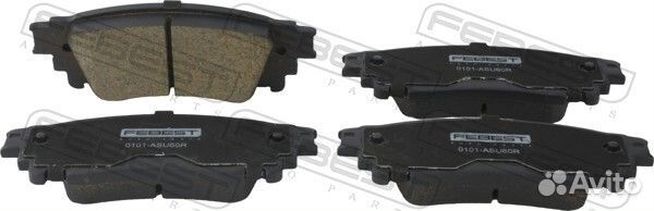 Колодки тормозные задние (С противоскрипной пла