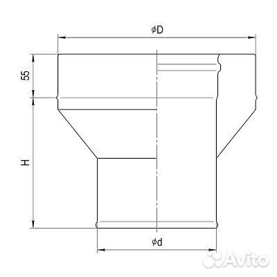 Адаптер ferrum стартовый (430/0,5 мм ) Ф115х200