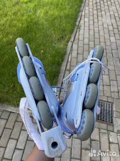 Роликовые коньки детские с защитой