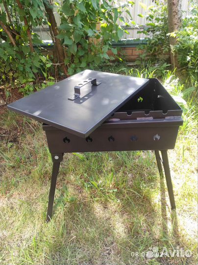 Мангал со складными ножками 2 мм