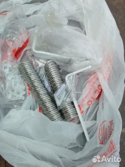 Карнизы для штор двухрядный белый