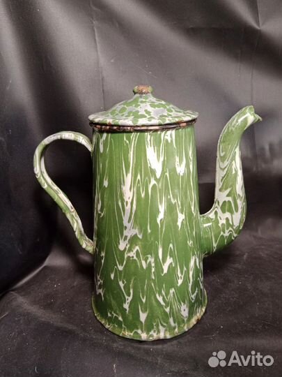 Кофейник эмалированный СССР