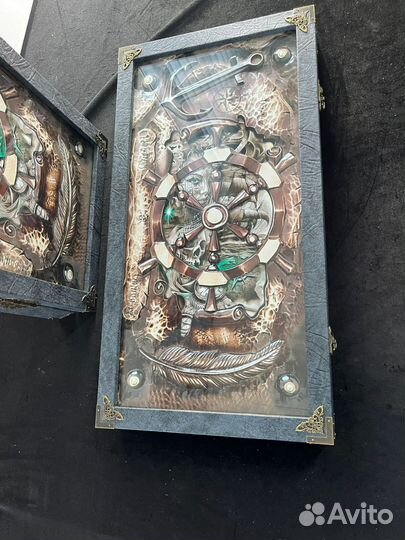 Нарды стеклянные, пираты