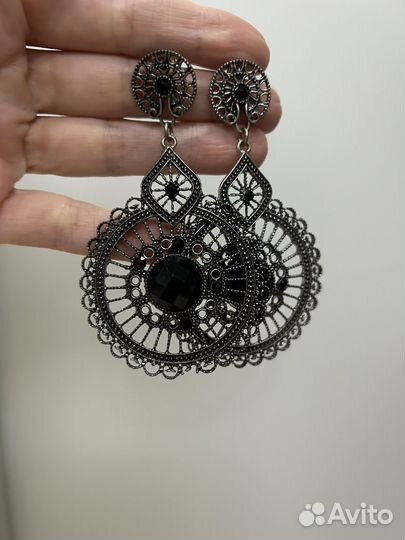 Серьги вечерние