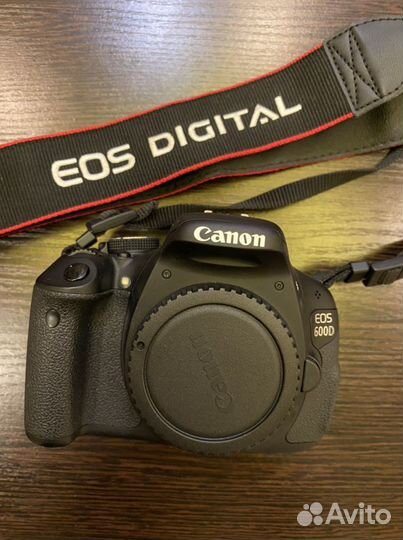 Фотоаппарат canon 600d kit 18-55 + доп.объектив