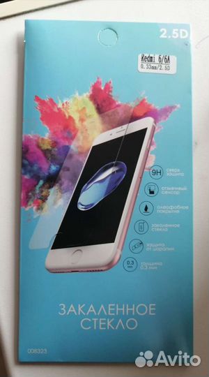 Защитное стекло xiaomi redmi 6/6а