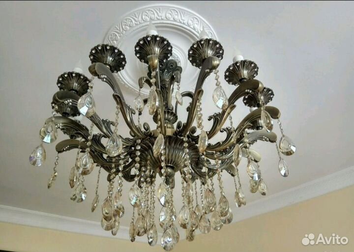 Люстра потолочная бу