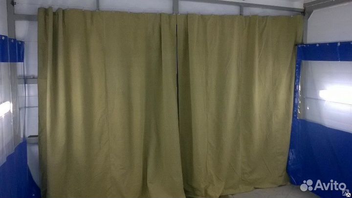 Шторы брезентовые для гаража