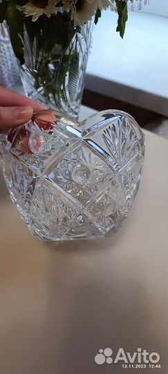 Ваза хрустальная СССР