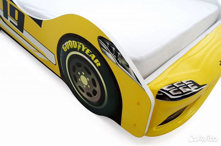 Кровать-машина для детей Супра