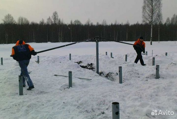 Винтовые сваи без посредников