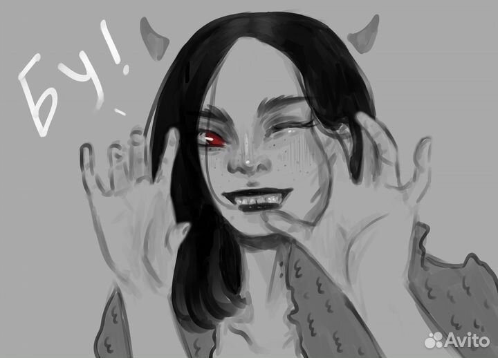 Цифровой портрет по фото на заказ